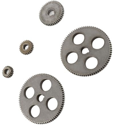 5Pcs Lathe Gear Metal T80 T45 T25 T20 Accessory Replacement Set Kit for Cutting Lathe GearMachine GearGear Part GearMachine Gear SetLathe Gear Kit Machine Guarantee Operations.