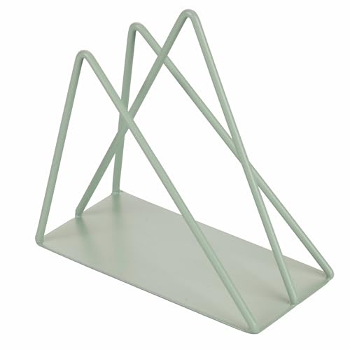 Villa d'Este Home Tivoli 1996 Portatovaglioli verticale in ferro, colore verde salvia, 4 Toni