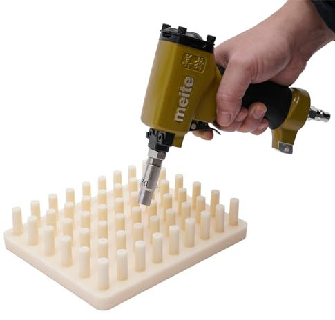 Clavo decorativo neumático 1170 pistola de uñas de pulgar 20,8 x 17,4 cm clavadora de aire comprimido para acabado de potencia de clavo diámetro 11,7 mm pistola de clavos para uñas de muebles