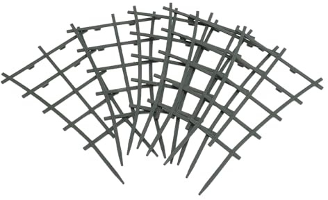 RASTKY Treillis pour Plantes Empilables, Support d'escalade en Plastique Solide pour Petits Rosiers, Lierre Anglais, 6 Pièces pour Plantes D'intérieur Grimpantes