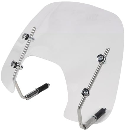 Generic Motorrad-Windschutzscheibe, Stoßfester Acryl-Windabweiser für Sprint 125 150 2016–2022, Einfache Installation, Verbesserter Komfort und Stil (Transparent)