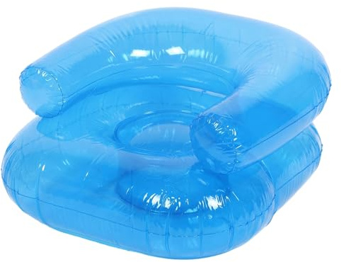 Bonalake Inflatable Chair, Air-tight Fast Inflation Blow Up Couch For Kids & Adults - Thick Pvc Blow up Couch for Camping Beach | Blue Inflatable Chair for Kids