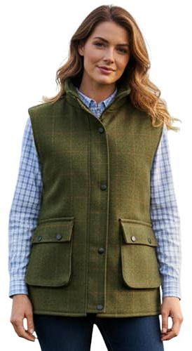 Damen Spiel Tweed Gilet Bute