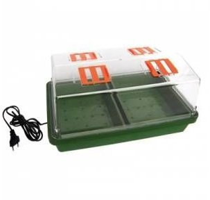 Neptune Hydroponics Mini Serra/Semenzaio (38x25x19cm) Riscaldata 12W