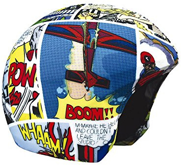 COOLCASC® Helmüberzug Universal - Kompatibel mit Fahrradhelm & Skaterhelm | Dehnbares Lycra passt auf jeden Helm, Einheitsgröße, personalisiere deinen Helm, einfach aufzuziehen, Geschenk Kinder