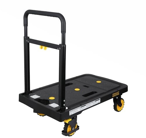 STANLEY FATMAX FXWT-712 Aluminium Platform Trolley, Black / Yellow