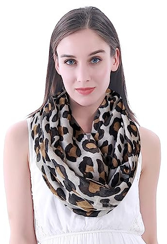Damen Schlauchschal mit Leopardenmuster, leicht