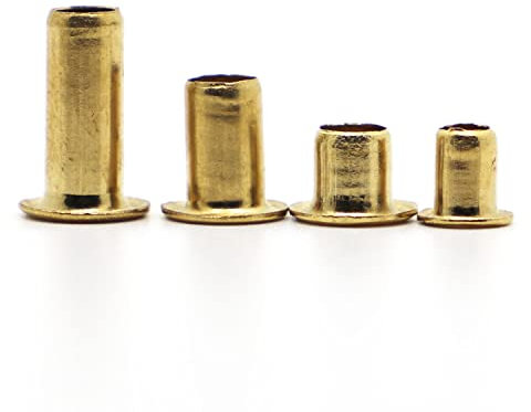 JUMELA Chiodi PCB M0.9 M1.3 M1.5 M1.7 M2 M2.5 M3 M4 M5 M6 Rivetti tubolari Circuito Stampato a Doppia Faccia Dadi for Rivetti Cavi in ​​​​Rame 100 Pezzi (Color : 2.5mm, Size : 2mm 100pcs)