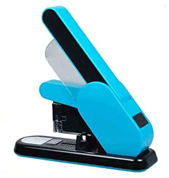 ALLC Tacker Büro Hochleistungs-Desktop-Hefter mit geringer Stärke, 130–210 Kapazität, Desktop-Hefter, Schreibtisch-Briefpapier, tragbar Tragbare Büro Heftgerät (Color : Blue, Size : 130page)