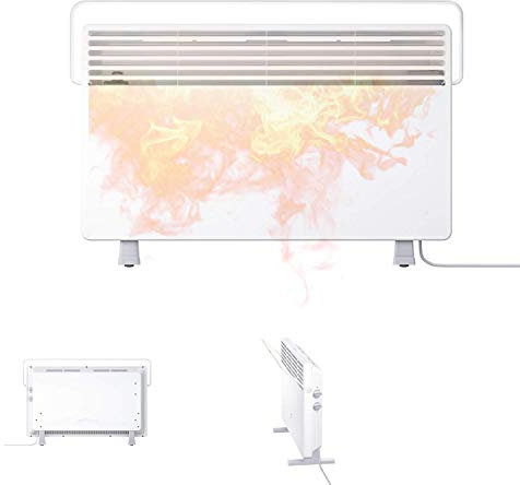 SilteDElectric – Version intelligente, rapide et pratique, pour la maison, convecteur rapide, ventilateur de cheminée, chauffage mural silencieux pour salle de bain