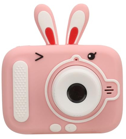 Barnkamera 20 MP Dual Lens 2-tums Skärm, Videoinspelning, USB-laddning, för Småbarnspresent (PINK)