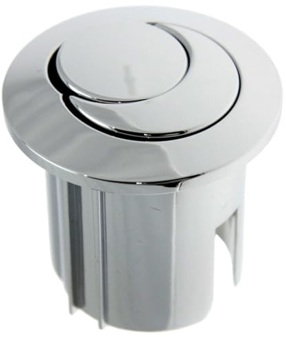 Doble descarga, pulsador cromado, compatible con varillas roscadas, cuerpo corto, paquete D2D, vendido por Plumb IQ
