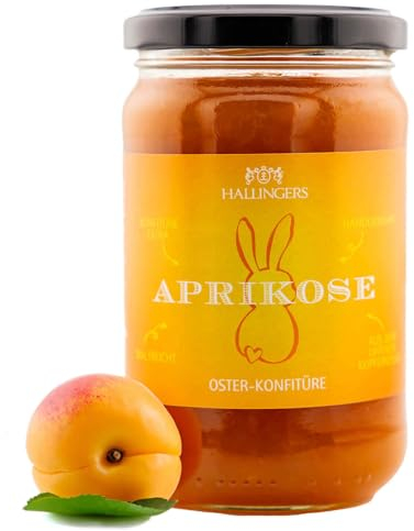 Hallingers Genuss Manufaktur Ostergeschenke für Osterkörbchen zu Ostern, Handgerührte Konfitüre fürs Osterfrühstück