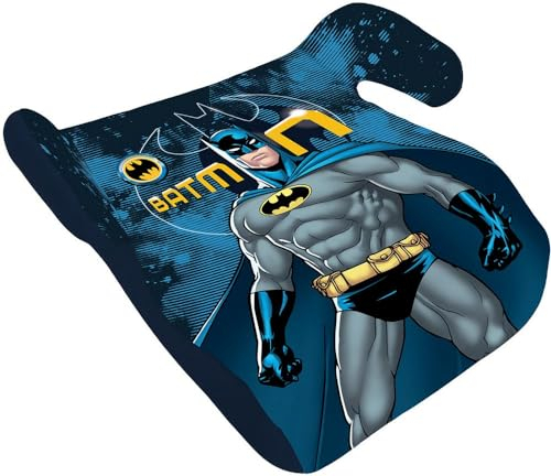 Tataway seggiolino alzatina auto bimbi DC Comics Batman i-Size ECE R129, Rialzo bimbi 126-150 cm, 22-36 kg, 6-12 anni, gruppo 3, leggero e facile da trasportare - sfoderabile e lavabile