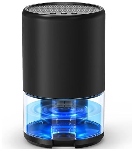 Weinsamkeit Luftentfeuchter Elektrisch 1000ML, Anti-Schimmel, Automatische Abschaltung, Schlafmodus, Tragbar, Ultra Leise, für Badezimmer, Schlafzimmer