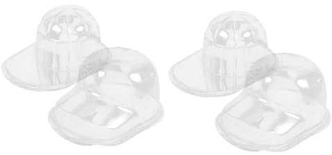 Zerodeko 2 Sets Baseballkappe Schirmmütze Anti Verformungs Displayständer Kann Aufgehängt Werden Transparente Hutbox Aufbewahrungskappenstütze Hutstütze Staubschutzdeckel Hüte