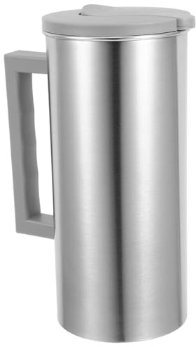 ABOOFAN Jarra De Acero Inoxidable 2l Con Tapa Para Tetera y Decantador De Aceite Multifuncional