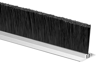 Bürstendichtung für Schiebetüren aus Aluminiumlegierung vom Typ T, einfach zu montieren, für Ersatzschwellen (30 cm)