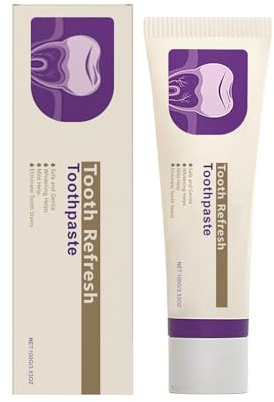 Whitening Toothpaste, Teeth Whitening Solution, Fluoride Free Oral Care, Fresh Breath Formulated, Enamel Repair Treatment Dental Paste, Adult Oral Product, Gentle Care for Sensitive Teeth (4PCS)