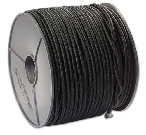 Multiflex 20 Meter Expander-Seil 8mm Schwarz + 10 Spiralhaken
