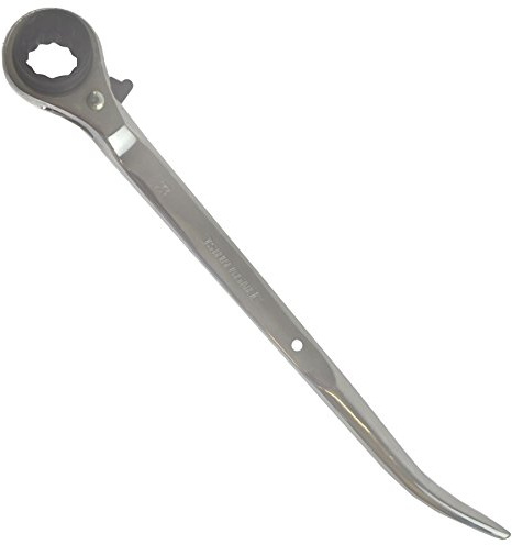 AB Tools Scaffold Spanner Ratchet Podger 2 Way Bi-Hex Ratchet 21mm & 23mm Scaffolders