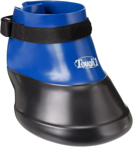 Tough 1 Protection de Sabot de Cheval, Bleu Roi, Taille L