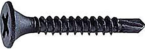 Reidl Tornillos de montaje rápido, rosca fina con punta de perforación, 3,5 x 55 mm, fosfatados, 6 unidades