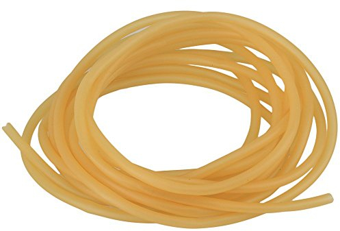 Tubo di gomma molto elastico per fionda, lunghezza: 1 m, in lattice naturale, SP025, 1.7*4.5mm