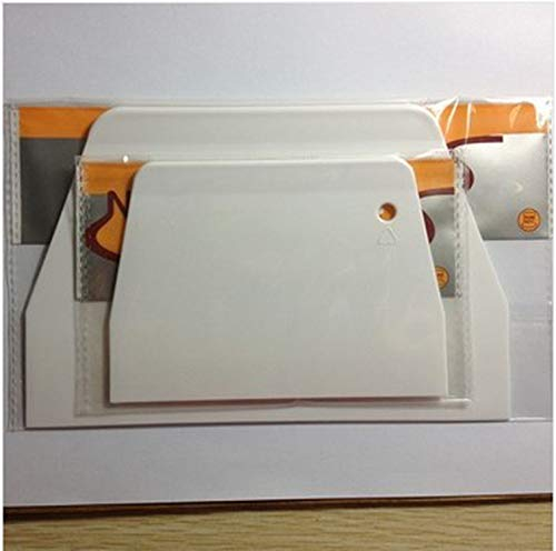 2 Stück/Set Kunststoff Teigschaber Teigschneider Teigmesser Gebäckschneider Brettschaber Bankmesser Schaber