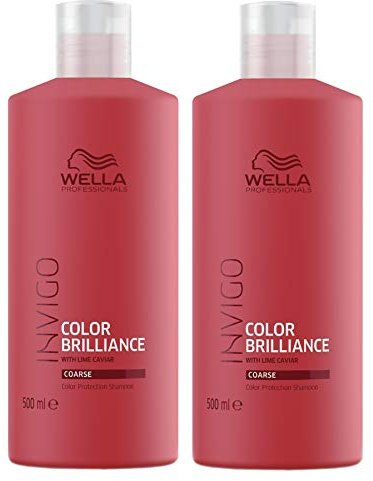 2er Color Brilliance Shampoo Invigo Wella Professionals für kräftiges Haar 500 ml