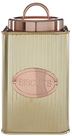 Premier Housewares 507392 - Recipiente para galletas (acero inoxidable)