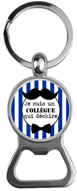 Porte-Clef Décapsuleur Je suis un collègue qui déchire Idéal pour faire un cadeau Idéal pour faire un cadeau original