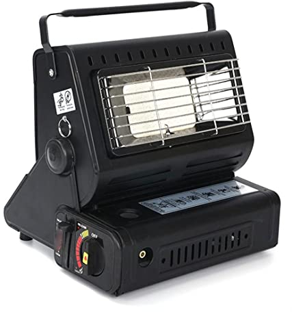 Chauffage Au Gaz Butane Portable, Mini Chauffage De Tente Au Propane, Il Peut Être Utilisé pour Le Chauffage Et La Cuissonil Peut Être Utilisé pour Le Chauffage Et La Cuisson,Noir