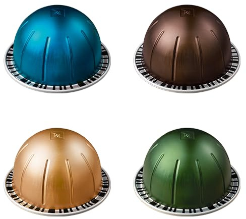 Nespresso VertuoLine - Assortiment de café: Intenso, Melozio, Stormio, Odacio, 40 pièces, 4 pièces