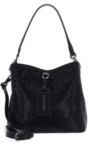 Valentino Label Bucket Bag Nero