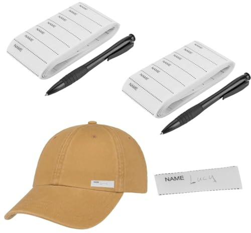 MWUMRCM Wäscheetiketten zum Aufbügeln, 200 Stück Wäscheetiketten Namensschilder zum Aufbügeln, Etiketten für Kleidung Namensaufklebe für Kleidung Schuluniform Handtuch Handschuhe Schal