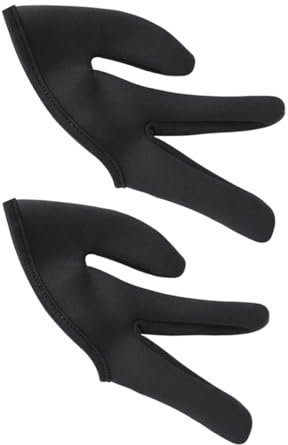 BESTYASH 2stücke Hitzeschutzhandschuhe für Haarstyling Geeignet für Lockenstab und Glätteisen Isolierhandschuhe zum Schutz vor Hohen Temperaturen Praktisches Werkzeug für Verschiedene