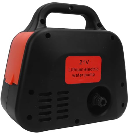 Generic Pompe Polyvalente de Transfert d'eau sans Fil avec une Buse Réglable pour un Arrosage Efficace - pour l'Arrosage des Légumes et des Fleurs dans les Serres et les Jardins (Plug UE 220V)