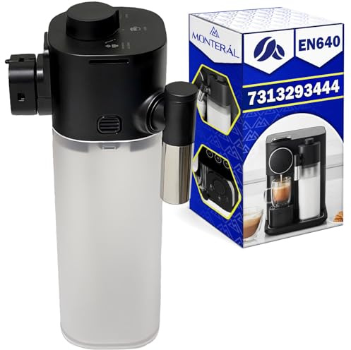Milchbehälter für Kapsel Kaffeemaschine 7313293444 für Delonghi | für Nespresso Gran Lattissima EN 640.B EN 640B - Garantie 10 Jahre - MONTERAL