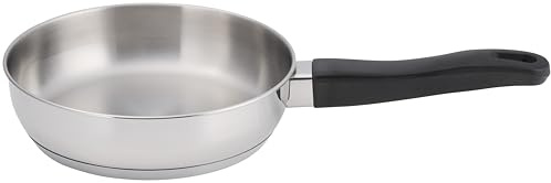 Judge Vista Stainless Steel Uncoated 20cm Skillet Frying Pan, Induction Ready, Oven & Dishwasher Safe