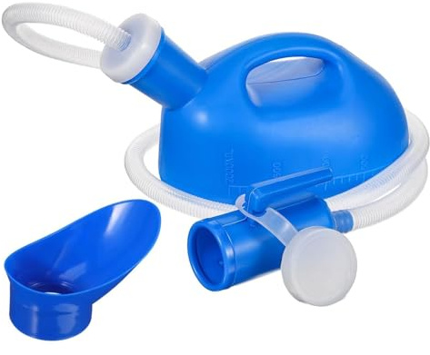 Orinatoio di emergenza da 2000 ml, coperchio for bottiglie di orinatoio portatile for uomini e donne con coperchio anti-rovesciamento, design leggero for ospedali, incontinenza, emergenza e viaggi