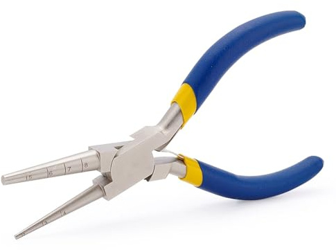 Pinze per gioielli a becco rotondo, strumenti di lucidatura, accessori in acciaio al carbonio per artigianato e gioielli pinze