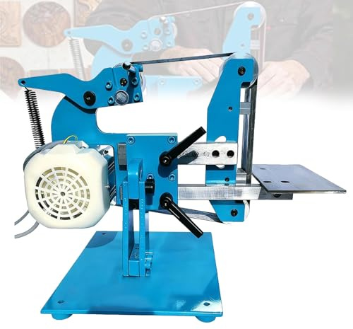 Ponceuse à Bande éLectrique D'Atelier 750 W, Meuleuse/Polisseuse 1100 W, Utilisation Verticale/Horizontale, Pour Le DéGrossissage Et Le Polissage 750w