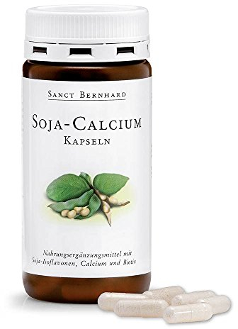Sanct Bernhard Soja-Calcium-Kapseln mit Soja-Isoflavonen, Calcium, Biotin 120 Kapseln