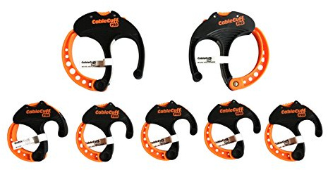 Cable Sleeve PRO (Pack of 7: 2 x 3 Inch Large, 5 x 2 Inch Medium Diameter) Replacement Cable Ties