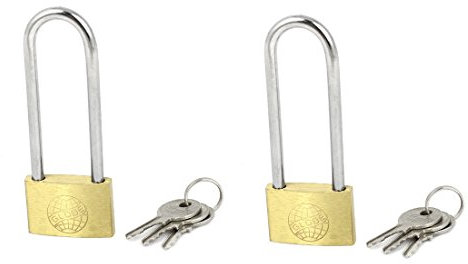 Aexit 2 Stücke Garage Koffer Schließfach Lange Schäkel Messing Vorhängeschloss Schloss 30mm Breite w 6 Tasten (92581882358449b1058842d3a9791a84)