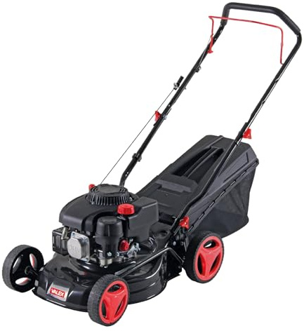 Valex TS4224 Tagliaerba a Scoppio, 132cc/3,35HP, Taglio Ø41cm, 7 Altezze di Taglio, Cesto 45L