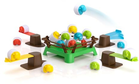 Fat Brain Toys Heap-O-Sheep - Ein Spiel der katapultierenden Schafe, von 6 bis Erwachsene, 2 bis 4 Spieler