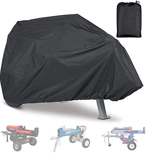 Log Splitter Covers Skyour Waterproof Heavy Duty Gas Logging Separator Storage Rain Furniture Covers for 15-37-Ton Electric Wood Log Splitter Cover