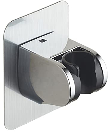 SHULLIN Handbrause Halterung Verstellbare Duschkopfhalterung Dusche Duschhalterung Universal Brausehalter verstellbar Ohne Bohren Wasserdichte 45° drehbar für Handbrause Duschkopf Hotelbad